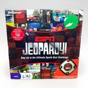 ESPN Jeopardy Family Game Night Electronic Buzzer‎ Pressman Sports Trivia Sealed